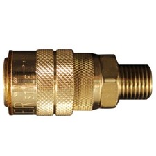 Milton&reg; 1/4" MNPT M-STYLE&reg; Coupler w/ Drag Guard (Box of 10)