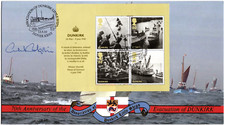 Great Britain 2010 Buckingham FDC - Dunkirk with MS Signed by LADY ANABEL...