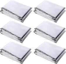 6 Pack Reflective Mylar Film Sheets for Greenhouse, Boosts Plant Growt
