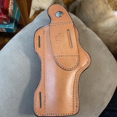 Vintage NOS Hunter Leather Gun  Holster Smith & Wesson  Hunter 33-50  9217