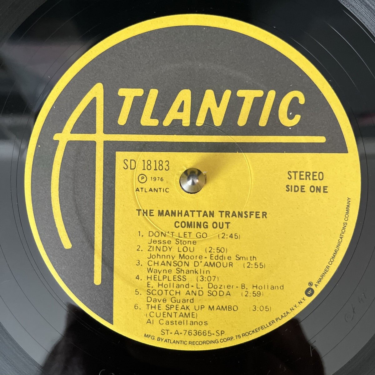 Manhattan Transfer - & Gene Pistilli & Coming Out Vinyl LP Record