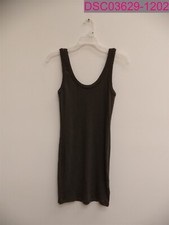 Fashion Nova Womens One Of The Boys Dress Olive Ribbed Bodycon Mini Medium T7122