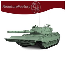 1:100 German Leopard 1A5 Medium Tank With Dozer Blade