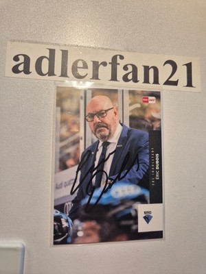DEL 25-26 2025-2026 SIGNIERT Eric DuBois ERC Ingolstadt