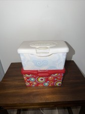 Vintage huggies Wipe Containers