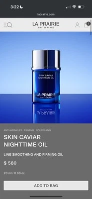 La Prairie Skin Caviar Nighttime Oil - 0.68 fl oz - Image 1 of 2