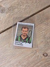 MARTIN SCHNEIDER - MONCHENGLADBACH - Panini / Topps - Signed (TC082)