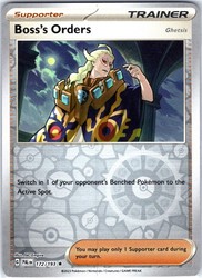 Boss's Orders (Ghetsis) 172/193 Paldea Evolved Reverse Holo Rare