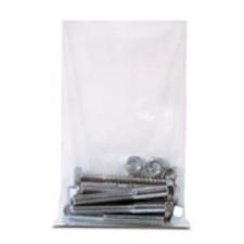 1000 - 6x8" 6 Mil Heavy-Duty Flat Poly Bag Clear - Meets FDA and USDA specs
