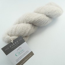 The Fibre Co Cirro Yarn Sport Wt Alpaca Cotton Wool 50g 246yd in 020 Seraphic