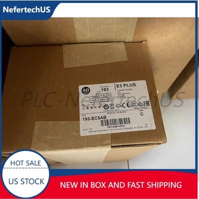 New AB 193-EC5AB Overload Relay E3 Plus w/ Voltage Monitoring US Free Tax