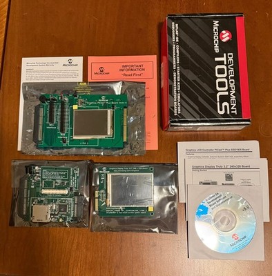 Microchip Graphics PICtail Plus and AC164127-3 PICtail Plus 3 Daughter Card Kit
