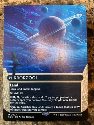 MTG TCG Edge of Eternities Stellar Sights Mirrorpool EOS 0027 Borderless Reg M