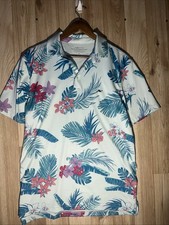 Vineyard Vines Polo Shirt Men  s Medium On The Go Sankaty Performance Floral