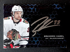 BRANDON HAGEL 2020-21 UD BLACK OBSIDIAN ROOKIE SCRIPTS PURPLE 20-21 #18/49 98969