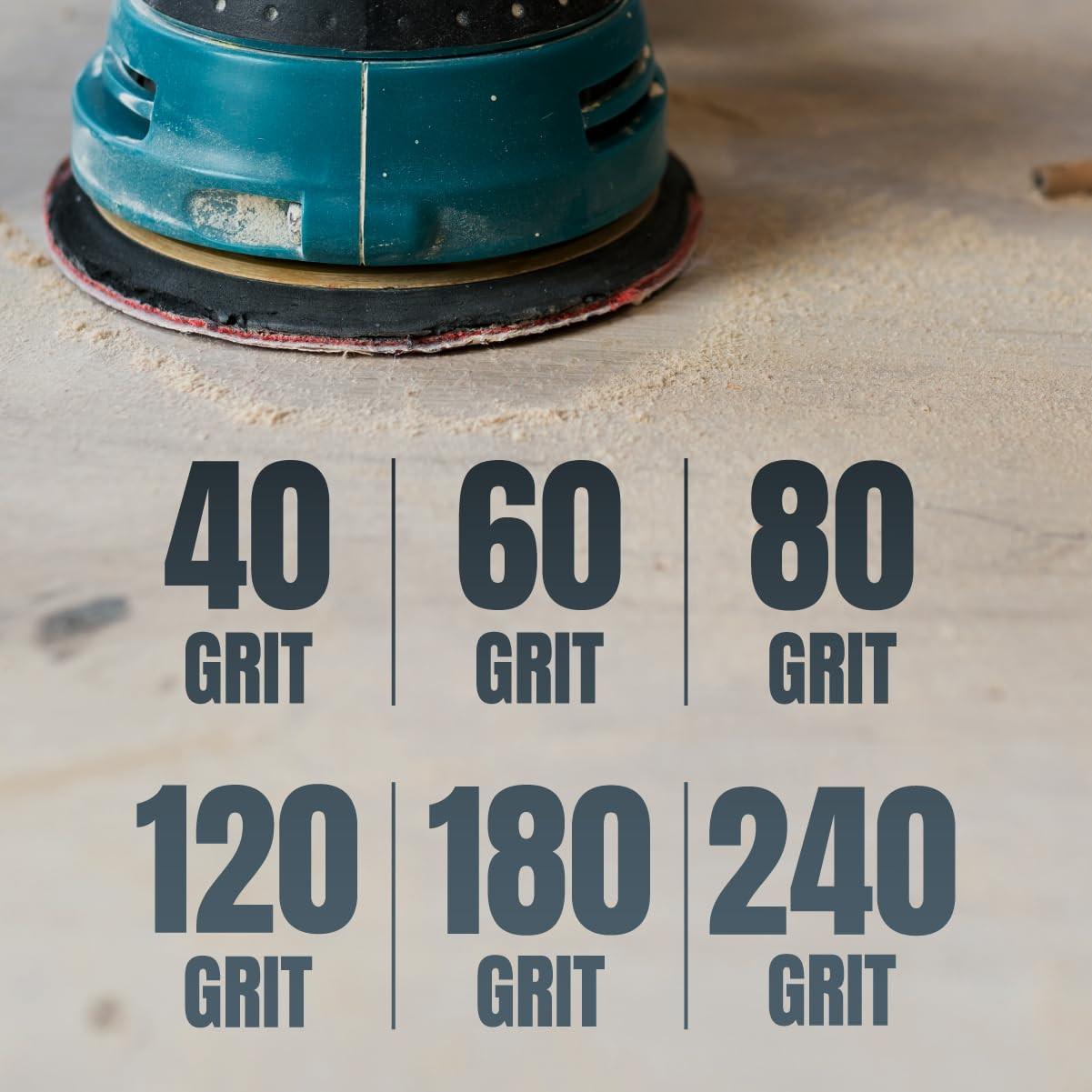 10 PCS 60 Grit 9 Inch PSA Sanding Discs, Self Stick Adhesive Sandpaper, 9" for D