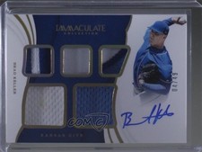 2019 Panini Immaculate Immaculate Fives Gold 4/49 Brad Keller #F-BK Auto c7w