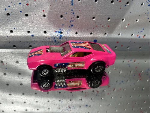 Matchbox Speed Kings K-38 Gus’s Gulper Pink Ford Mustang 1972 Vintage