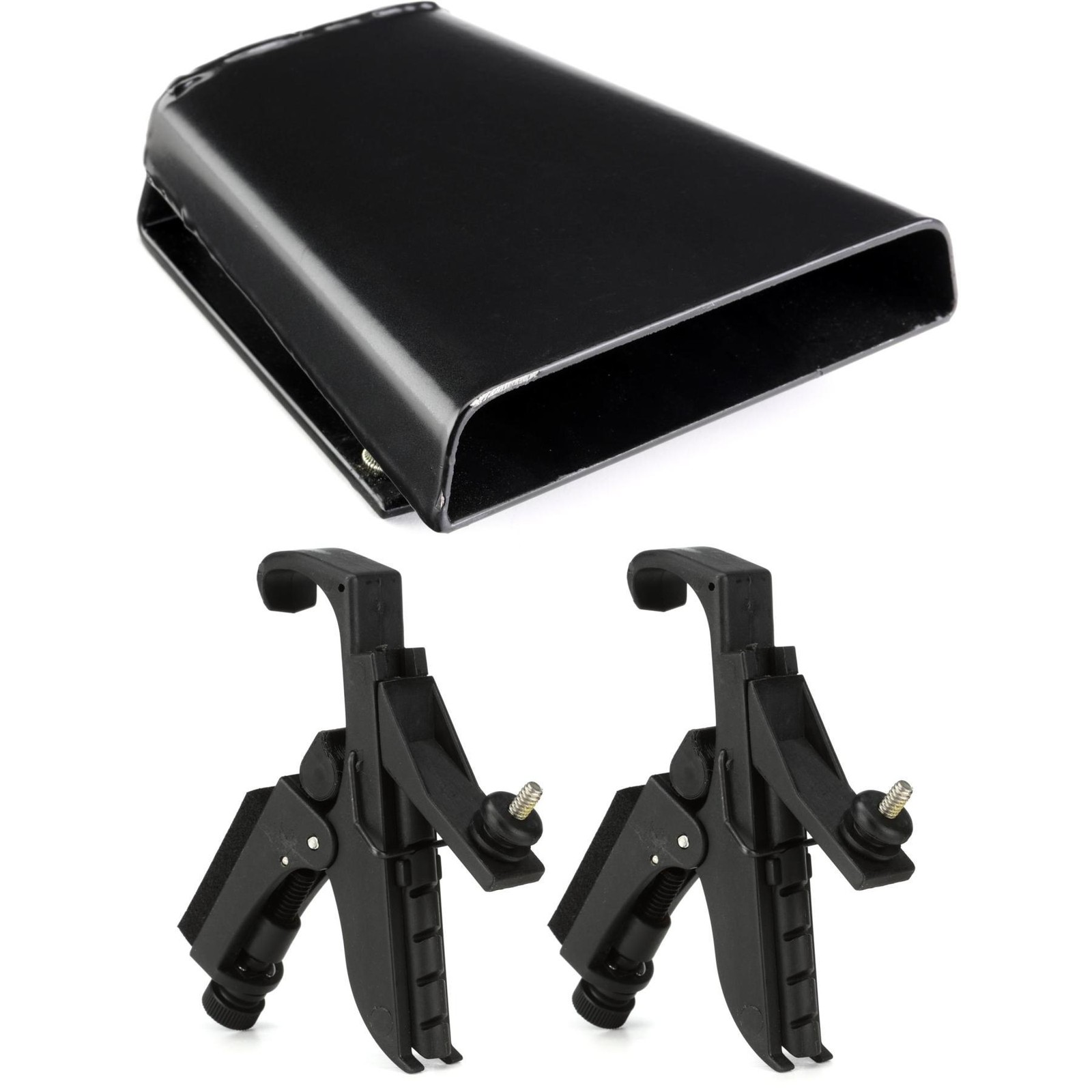 Перкуссионный колокольчик для рифм на родном языке Cowbell с рифмованными зажимами - 5 дюймов