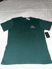 BRIXTON INWOOD Medium STT DEEP EMERALD Men's T-Shirt NWT USA Made New