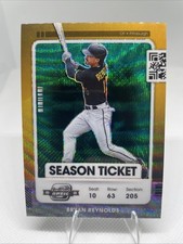 2021 Panini Contenders - Season Ticket Bryan Reynolds #8 Optic Green Wave Prizm
