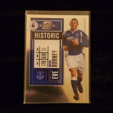 Wayne Rooney Everton 20-21 Panini Chronicles Contenders Optic Historic Ticket #2