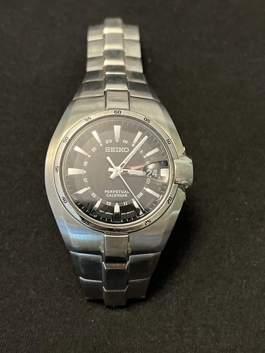 Seiko Watches with Perpetual Calendar for sale - eBay