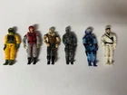 6 GI Joe Figures Crazy Legs Airtight Motor Viper Crystal Ball Frostbite Firefly