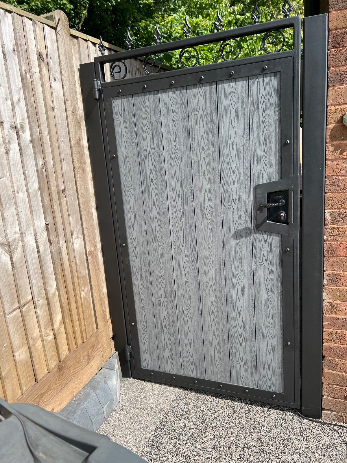 Composite  Pedestrian gate