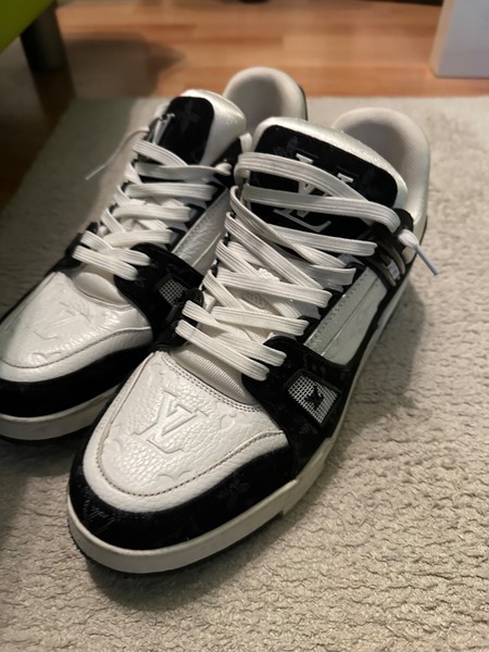 Trainer Louis Vuitton Nero Raramente Indossato Prezzo Trattabile Buona Qualità