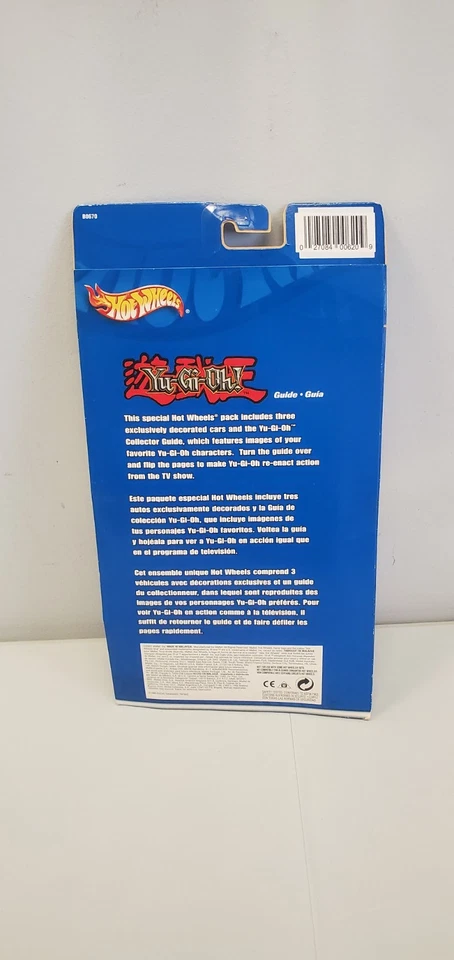 Hot Wheels Yu-Gi-Oh! 3 Car Set w/ Collector Guide Book 2001 Limited Edition New - Image 2 of 2