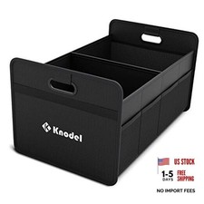 Car Trunk Organizer, Foldable Organizer for Car, Automotive Medium Black