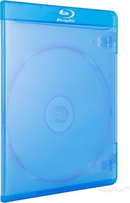 AcePlus Slim Single Blu-ray Cases in 6mm Ultra Thin Thickness for Clear