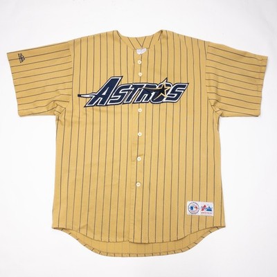 Houston Astros Pinstripe Jersey Men's XL Vintage Majestic MLB