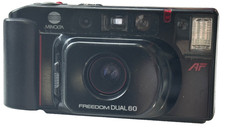 Minolta Freedom Dual / Dual 60 AF 35mm Point Shoot Film Camera Untested