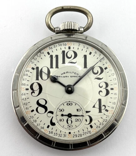 Hamilton Railway Special Antique Pocket Watch  21J 16s 992B  C458029 NON-WORKING