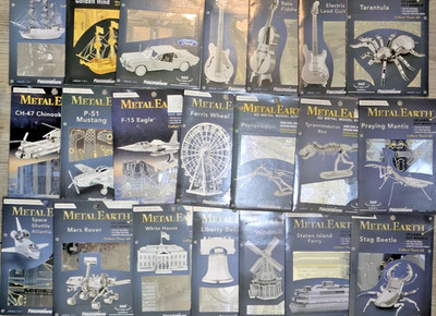 Metal Earth 3D Model Kits by Fascinations - Pick & Choose! - FREE SHIPPING