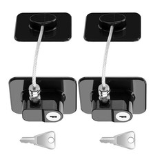 2 Pack Fridge Lock Freezer Lock with 2 Key for Child Safety, for Family Safety