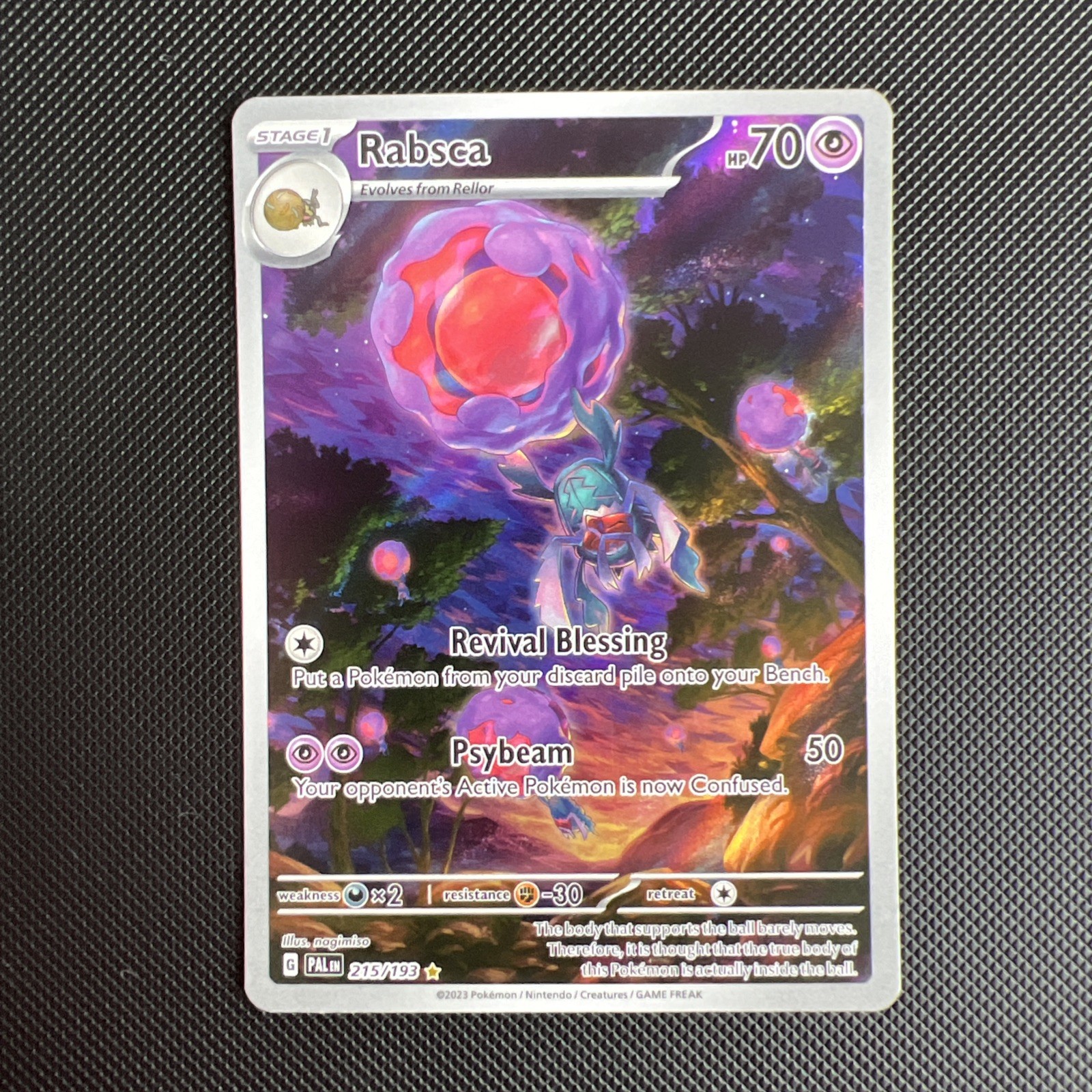 Rabsca - 215/193 - Paldea Evolved - Pokemon Cards NM