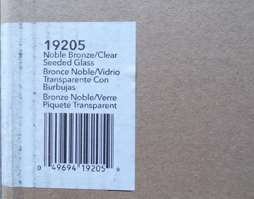 Hunter Lochemeade 1-Light Noble Bronze Pendant Seeded Glass 19205 @dS - Picture 3 of 11