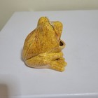 Vintage Ceramic Orange Frog Sponge Holder Speckled Finish Good Condition — photo 3