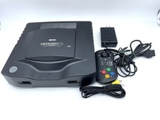Neo Geo CD Console with Mini Controller &amp; power cable SNK Tested Excellent