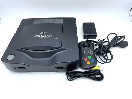 Neo Geo CD Console with Mini Controller & power cable SNK Tested Excellent