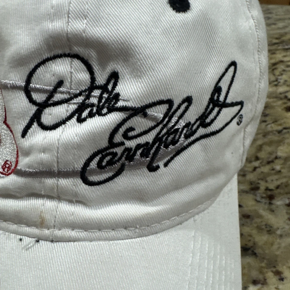 Dale Earnhardt Blanco SnapBack Chase Auténtico Sombrero De Colección #3 Usado Cpix Foto 3 de 4