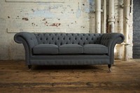 3 Sitzer Chesterfield Polster Sofas Design Luxus Couch Sofa Leder Couchen Xxl
