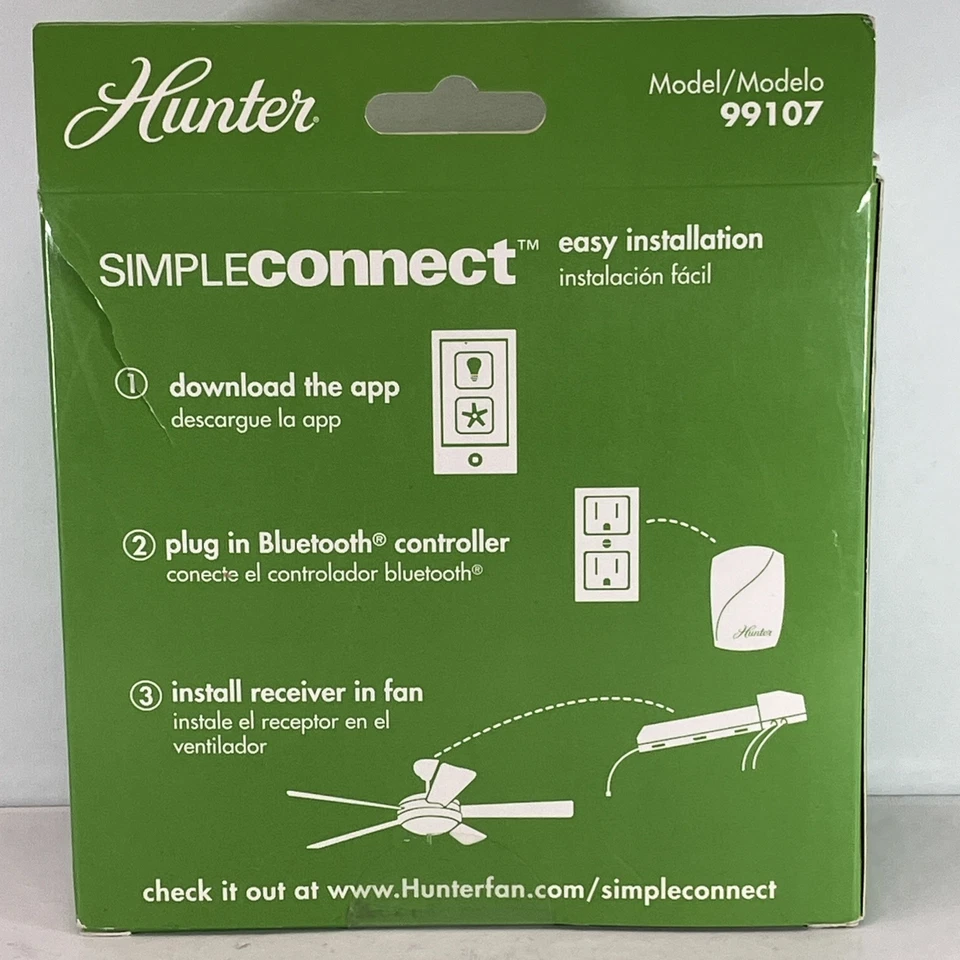 Hunter Ceiling Fan Remote Celfon Control 99771 Works With All Major Ceiling Fans - Image 3 of 4