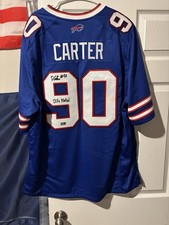 DeWayne Carter #90 Signed Buffalo Bills Authentic Jersey Auto W/Bills Mafia
