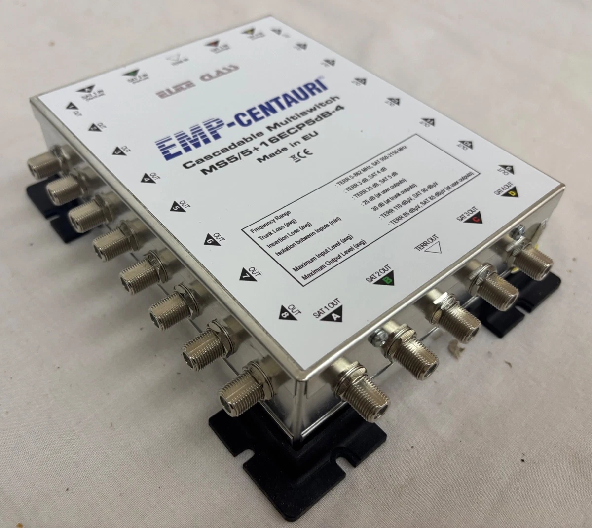 Multiinterruptor satélite en cascada EMP Centauri 16 salidas. MS5/5 + 16ECP5dB-4