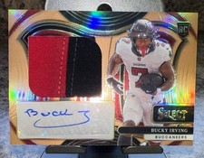 2024 Panini Select Bucky Irving Rookie Copper Prizm RPA 01/49 Signature Swatches