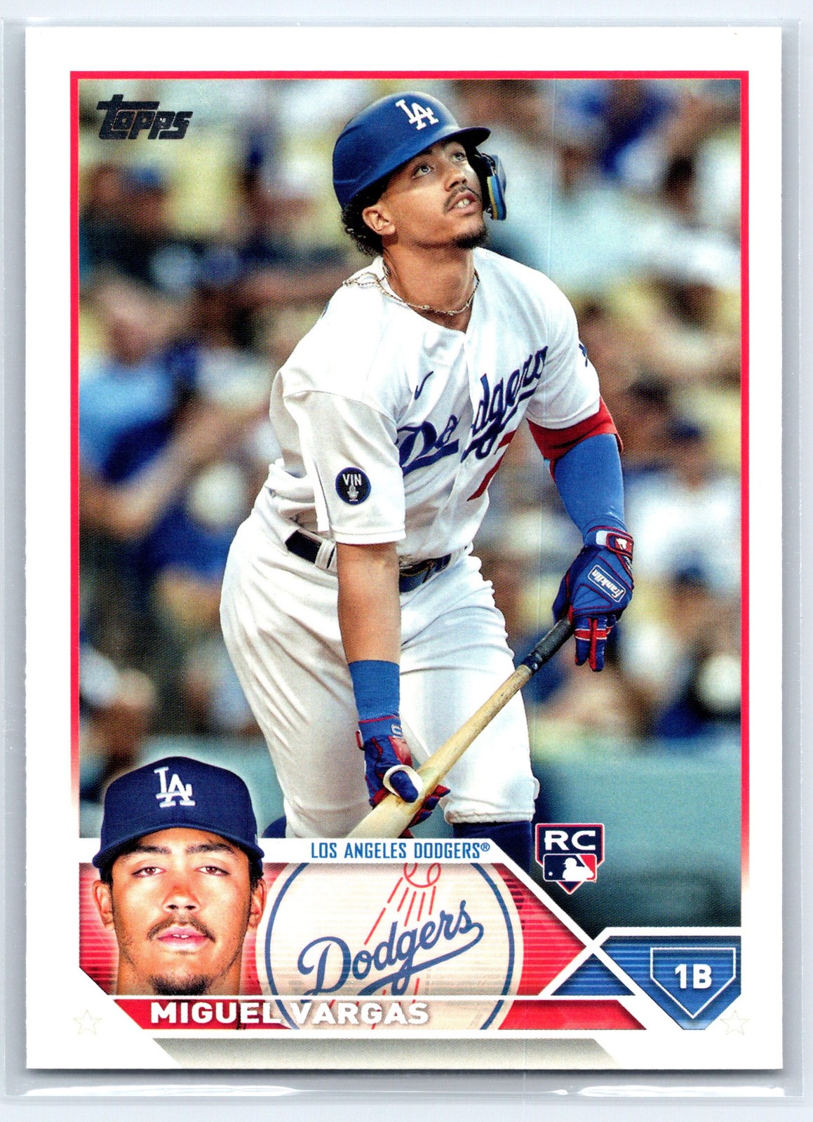 2023 Topps #163 Miguel Vargas RC - Los Angeles Dodgers